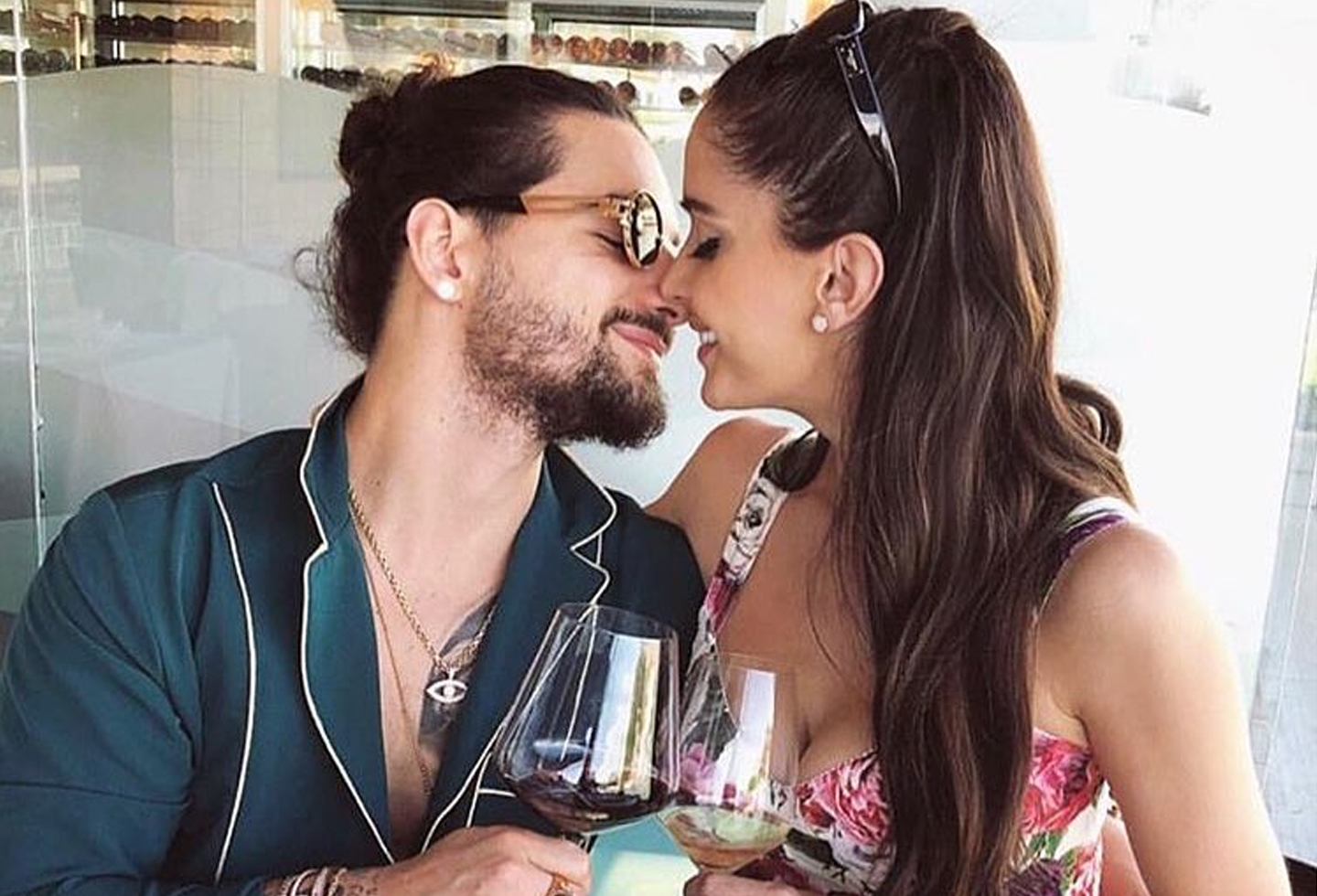 Natalia Barulich y Maluma
