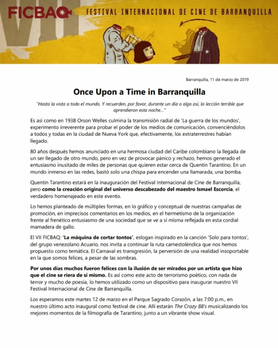 Comunicado