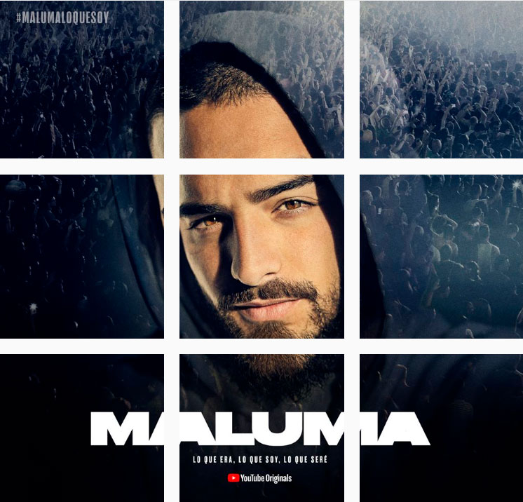 Maluma y su publicación en Instagram