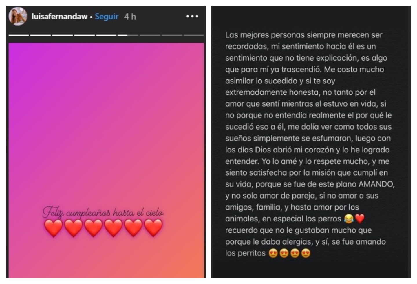 Mensaje Luisa Fernanda W