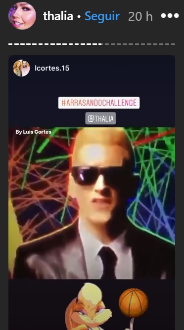 Thalía historias en Instagram