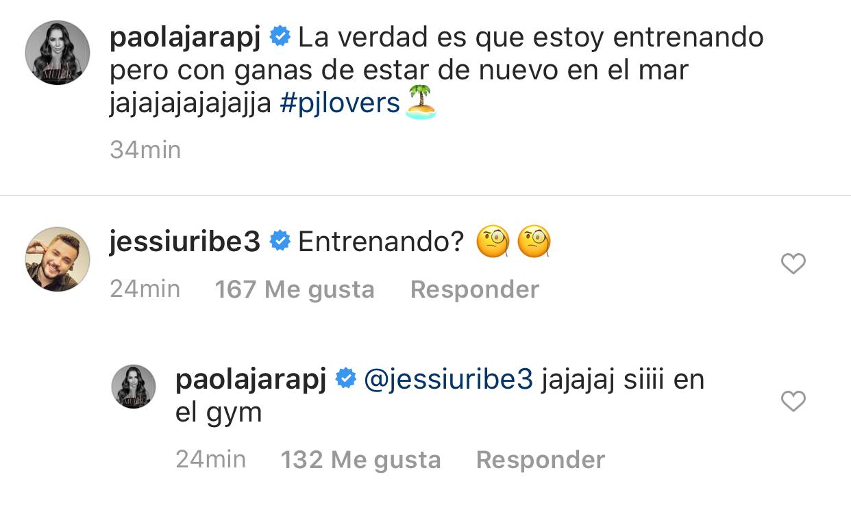 Captura Instagram - Paola Jara y Jessi Uribe