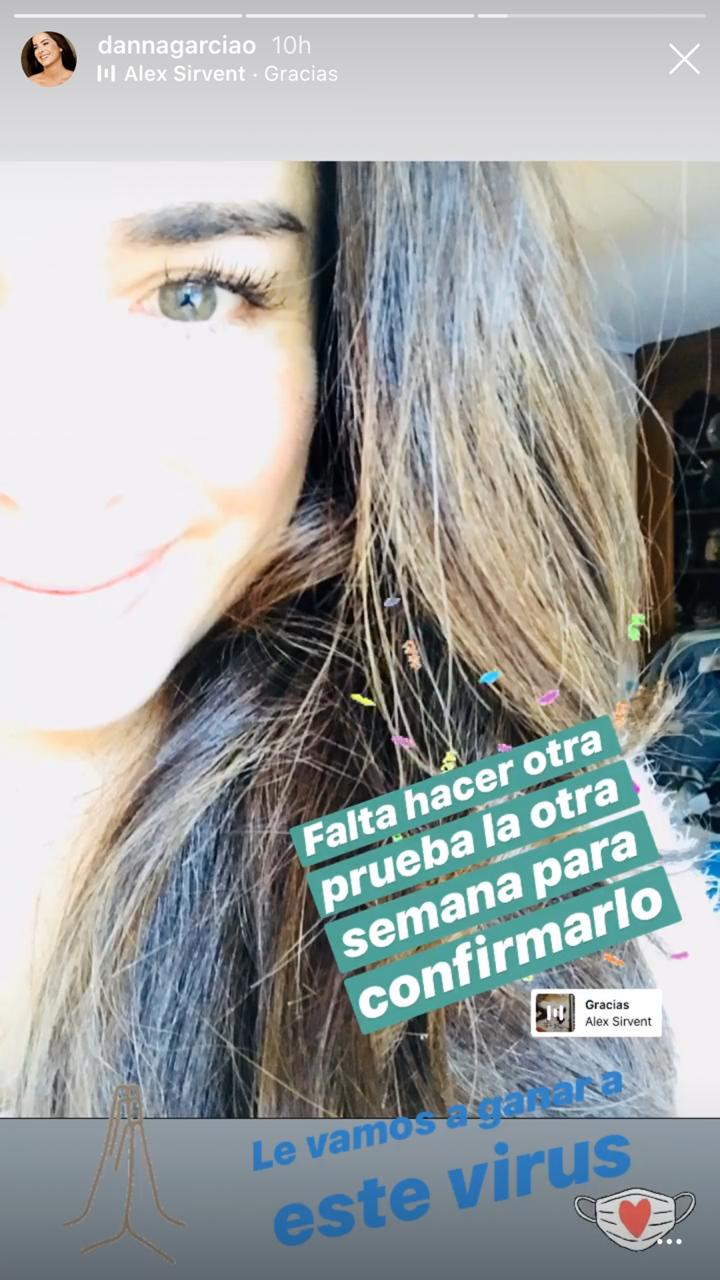 Captura del Instagram de Danna García