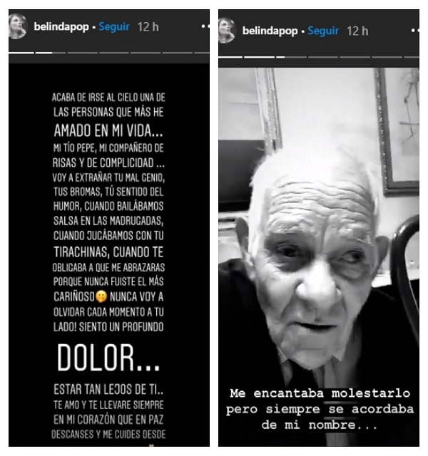 Belinda historias en Instagram