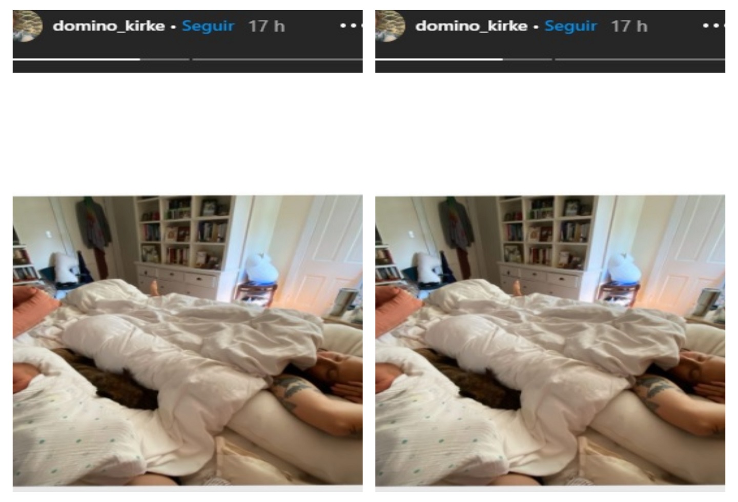 Domino Kirke - historias de Instagram