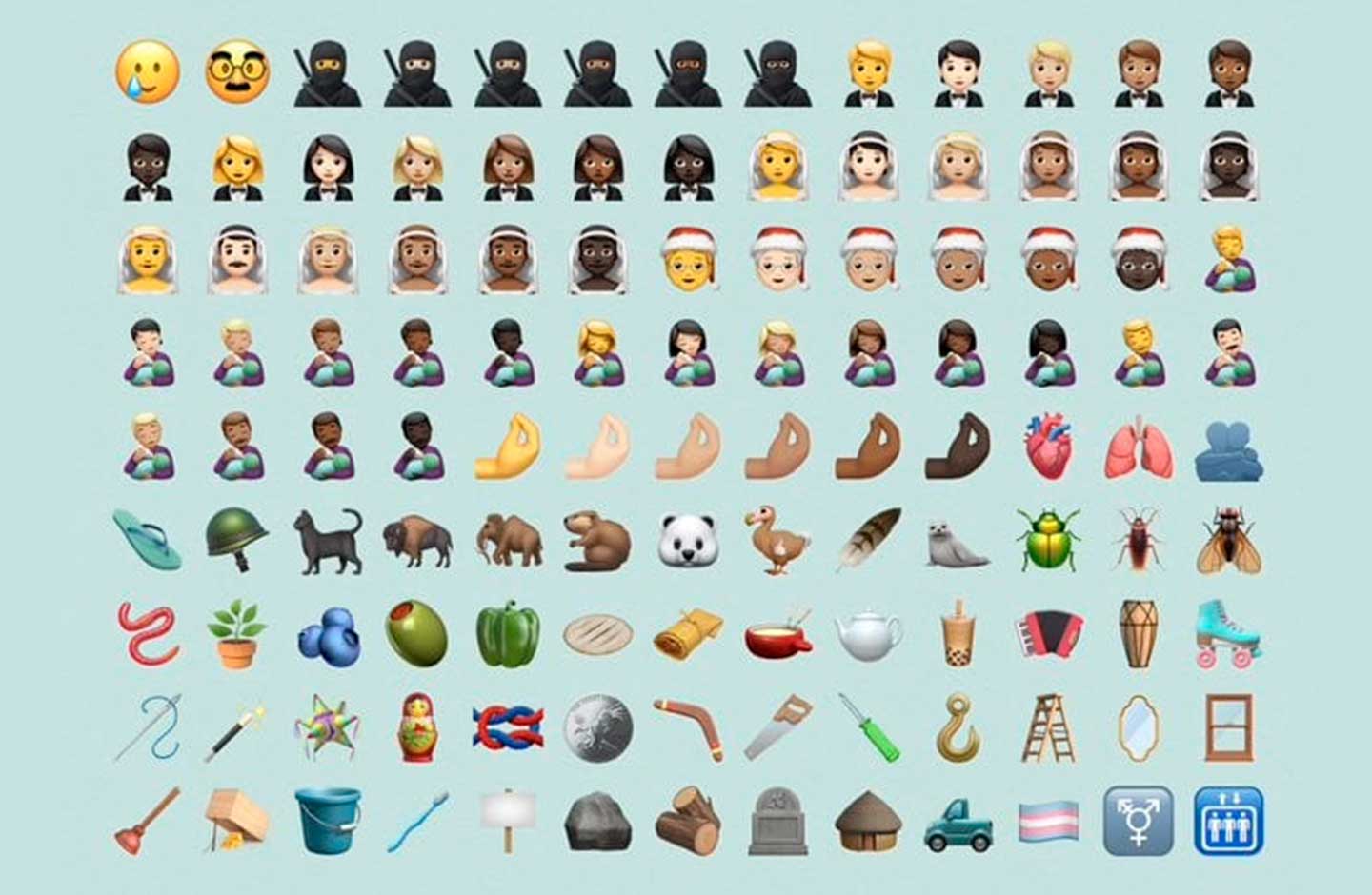 Nuevos emojis para iOS 14.2