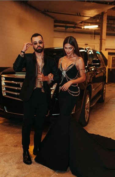 Greeicy y Mike Bahía