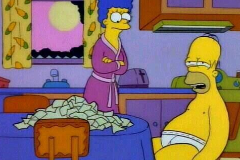 Marge, creo que estoy ciego