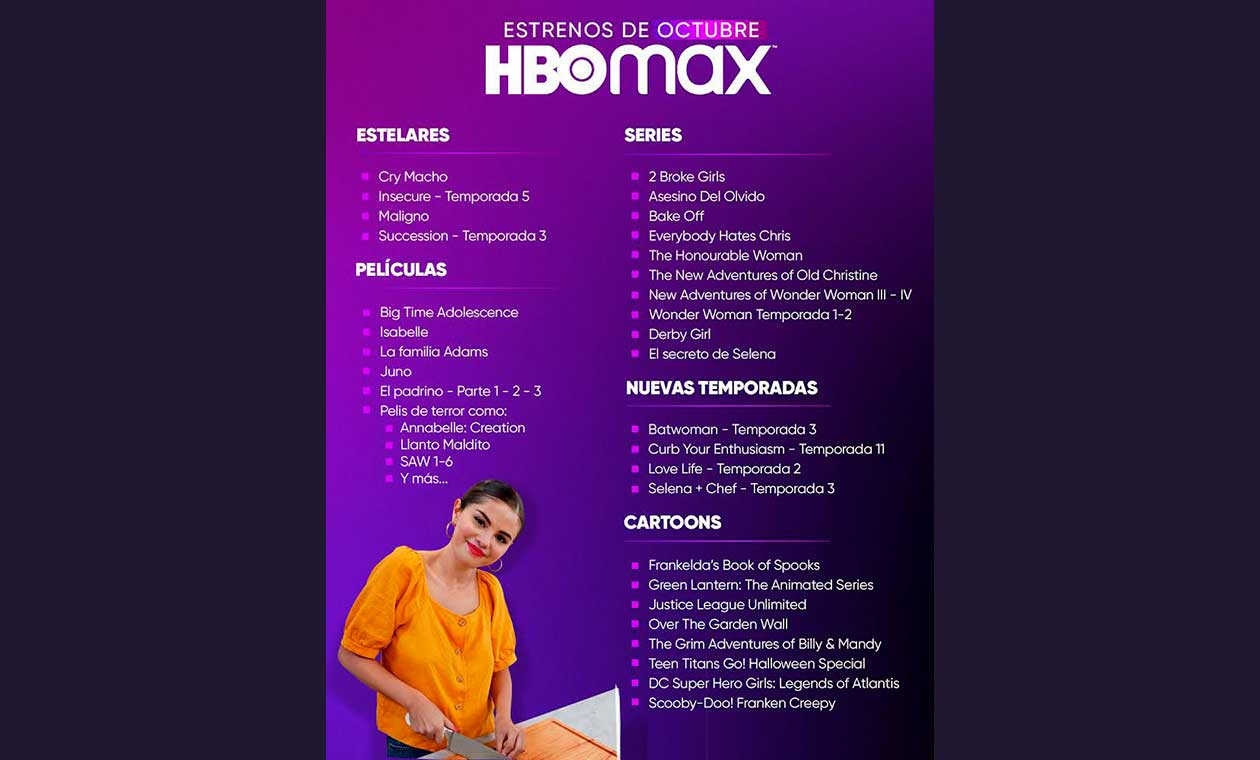 Estrenos HBO Max para octubre de 2022