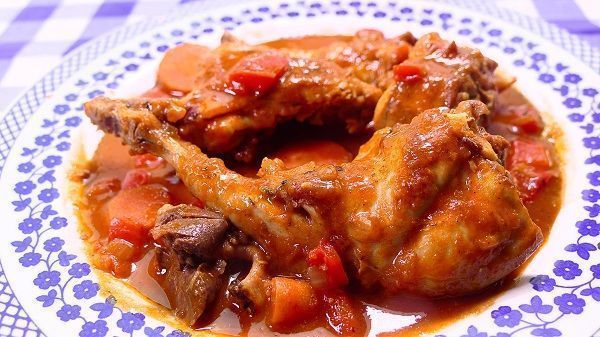 Conejo cocinado