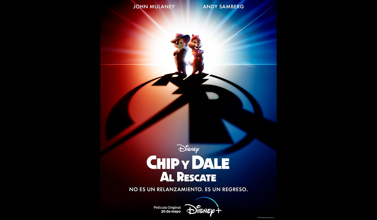Póster nueva película de Chip y Dale
