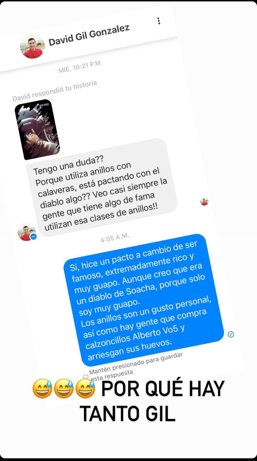 Hassam acusado de pacto con el diablo