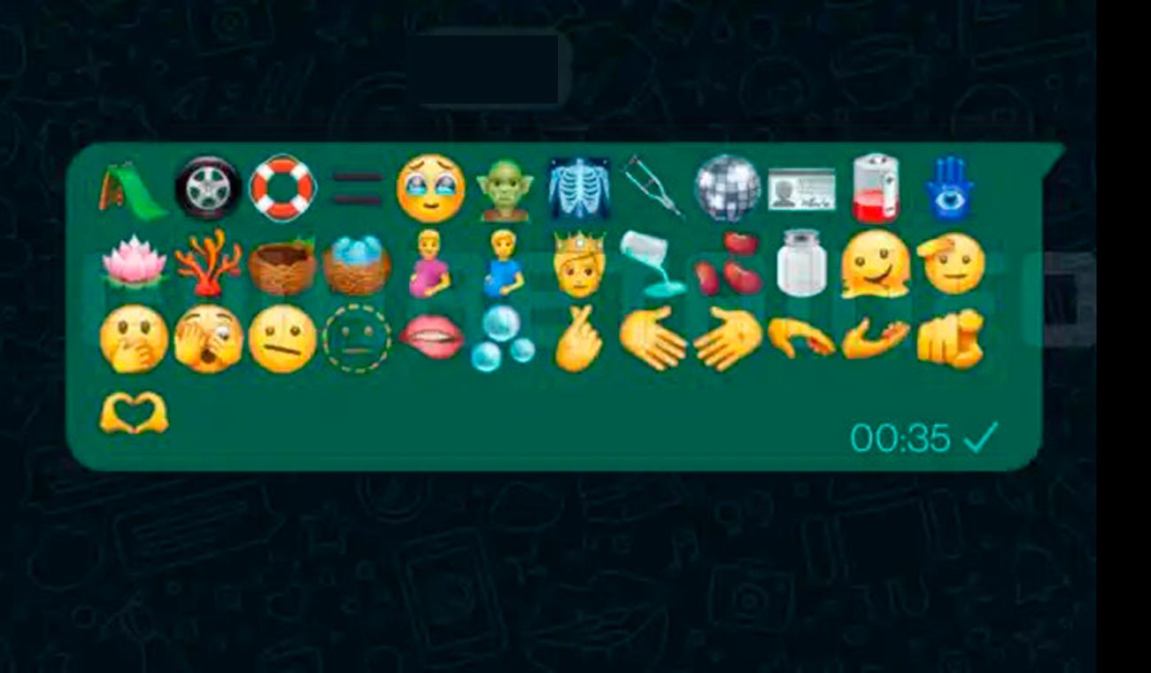 Nuevos emojis de WhatsApp