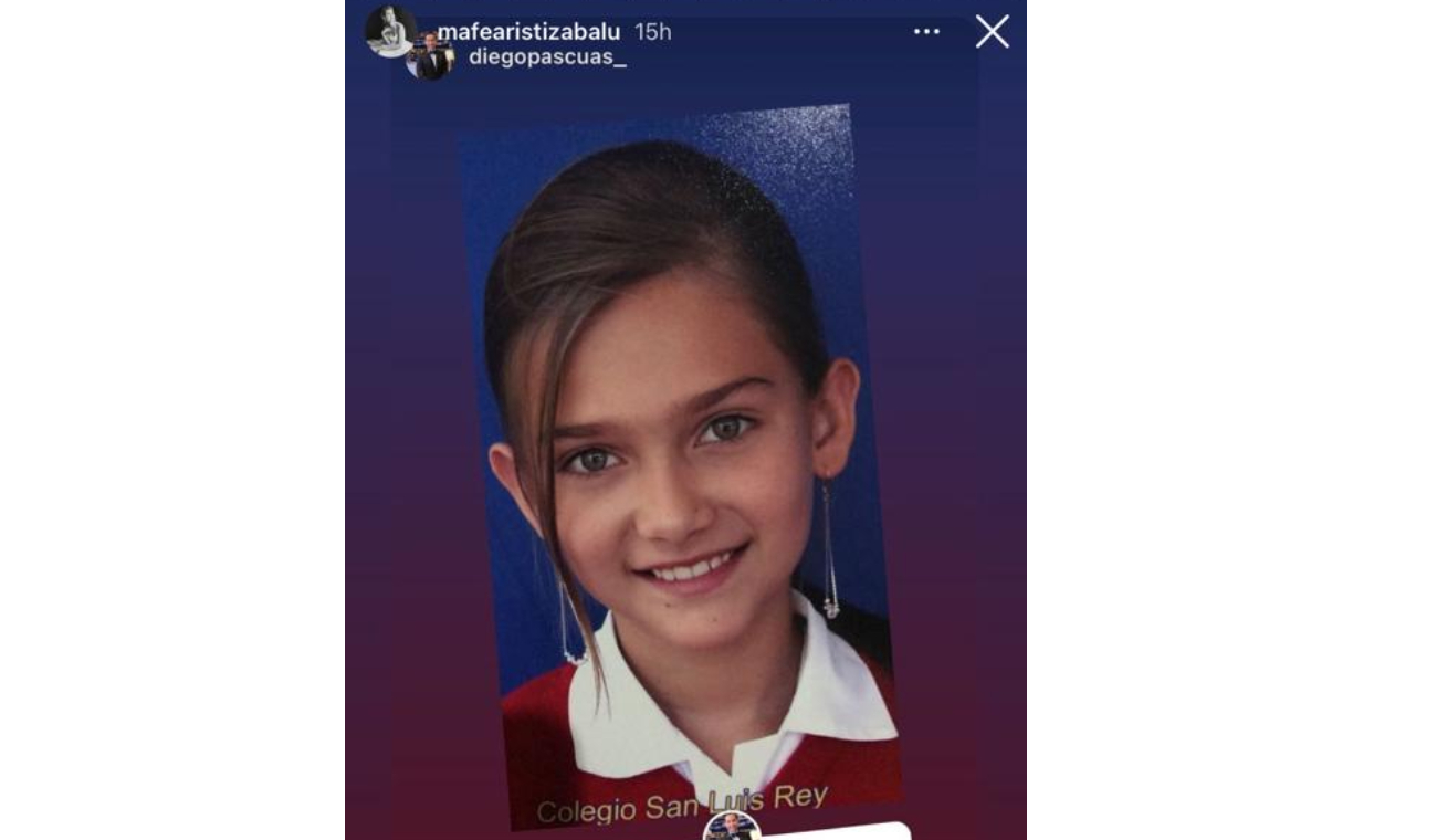 María Fernanda Aristizabal en el colegio
