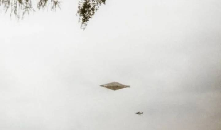 Fotografía del OVNI captado hace 30 años