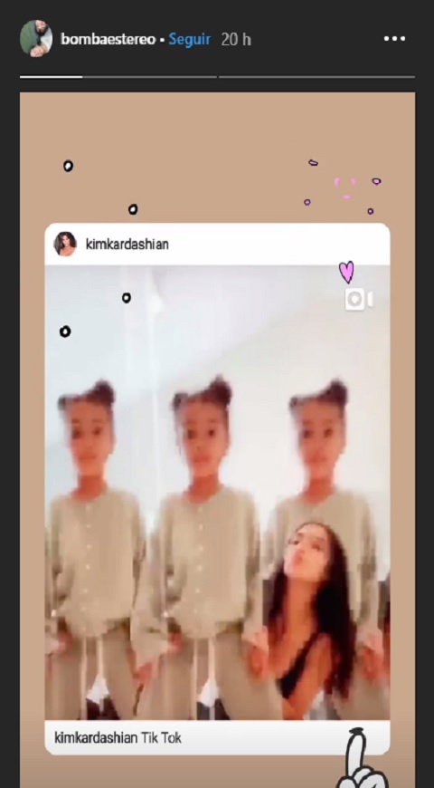 Bomba Estéreo historias de Instagram