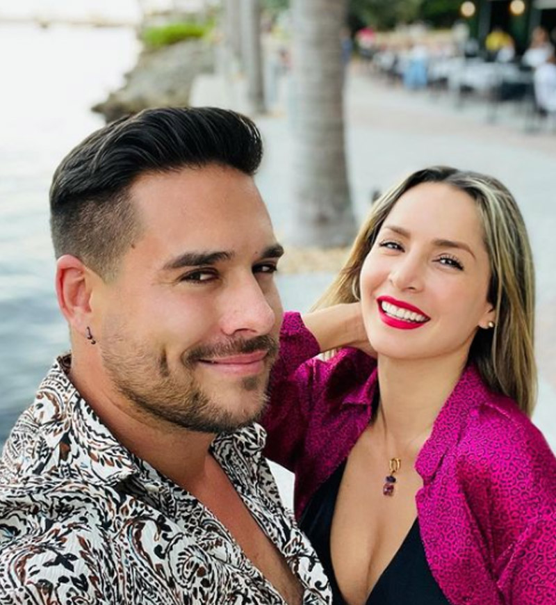 Carmen Villalobos y Sebastián Caicedo