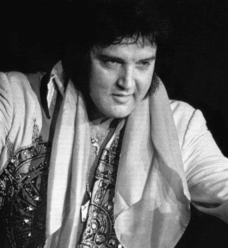ELvis Presley gordo