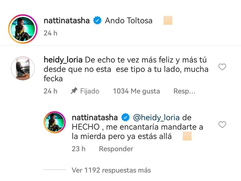 Respuesta Natti Natasha