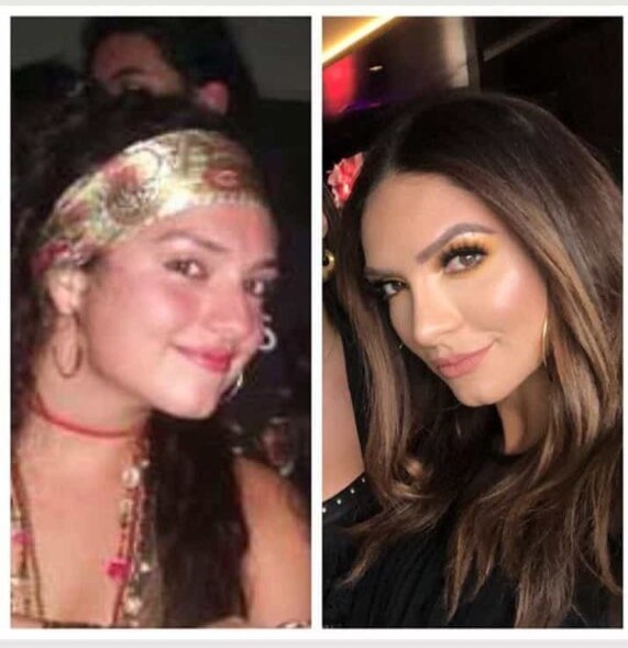 Kimberly Reyes antes y ahora