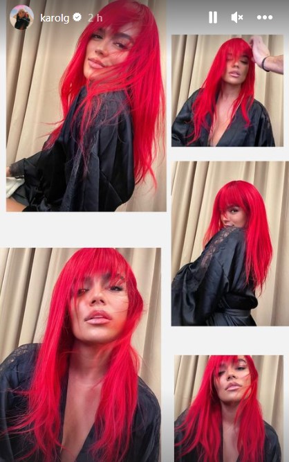 Karol G y su nuevo look