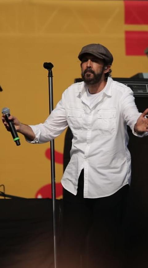 Juan Luis Guerra en el ‘Venezuela Aid Live’
