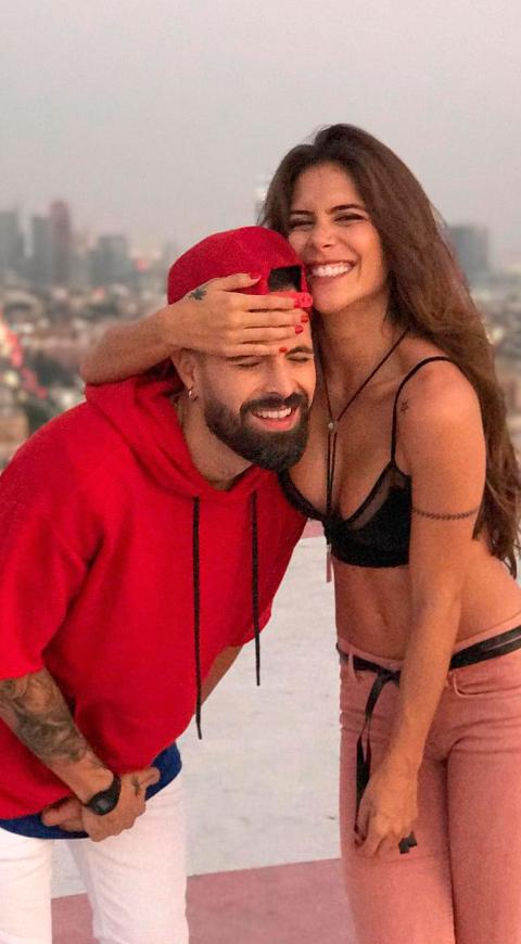 Mike Bahía y Greeicy Rendón juntos