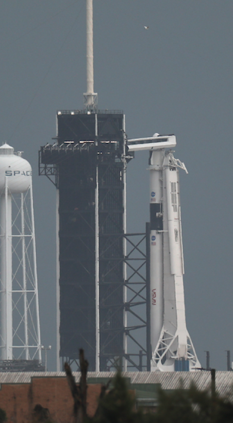 Cohete de SpaceX en la NASA