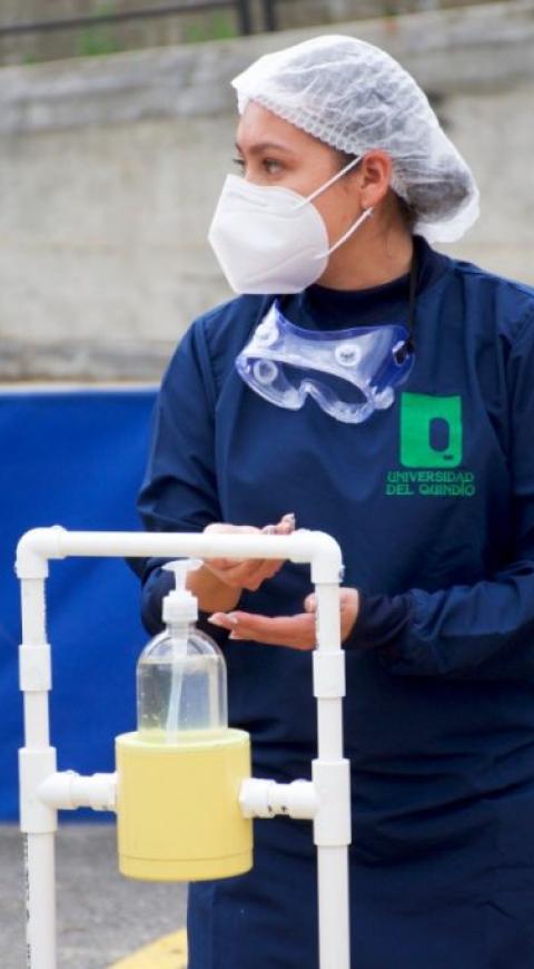 Los vehículos también serán desinfectados