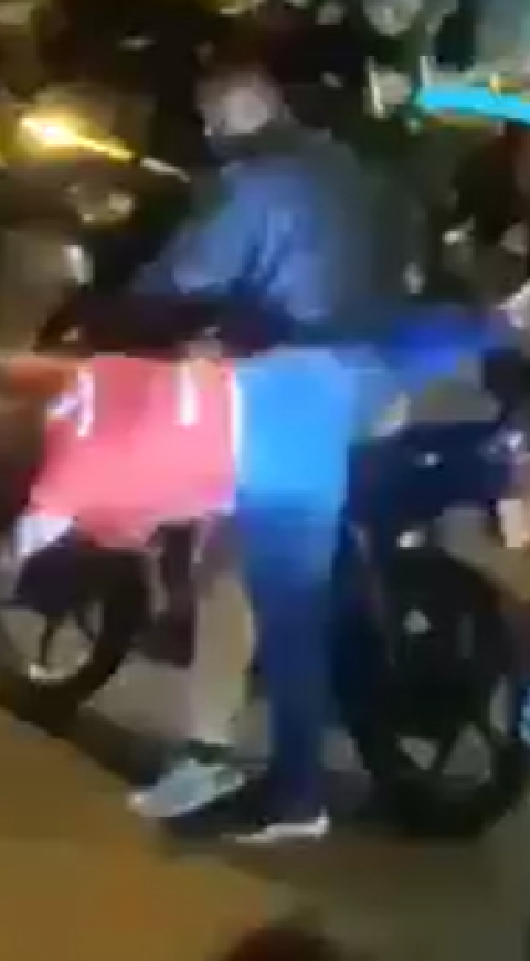 Agresión a mujer en Cali