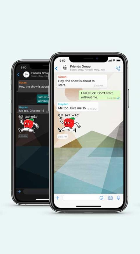 WhatsApp estrena nuevos fondos y stickers