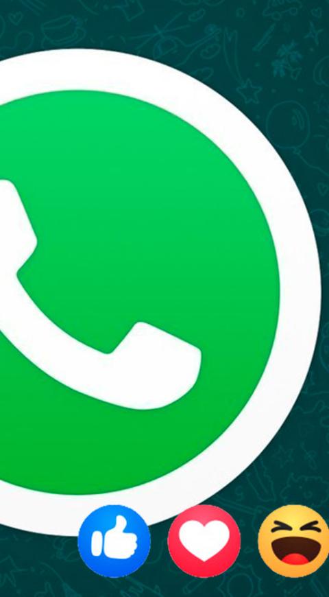 WhatsApp Reacciones de Facebook