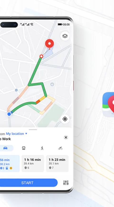 Petal Maps, app de Huawei