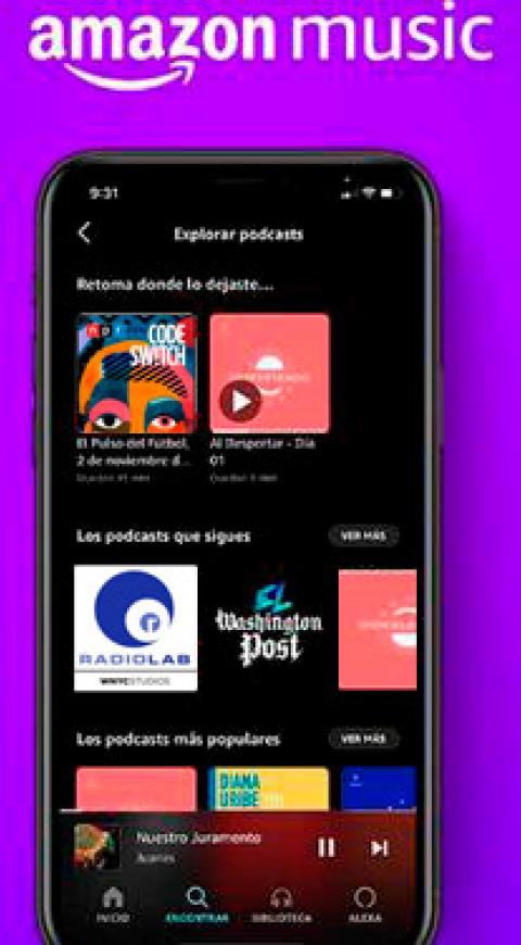 Amazon Music, plataforma de música vía straming
