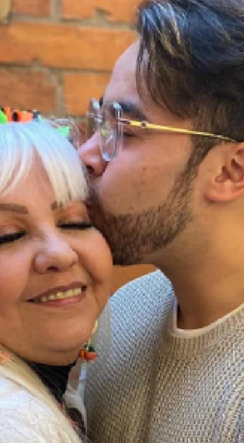 Gorda Fabiola y su hijo