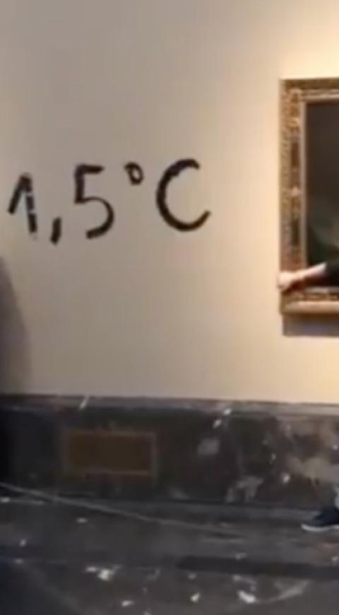 Ataque a dos cuadros de Goya en el museo del Prado