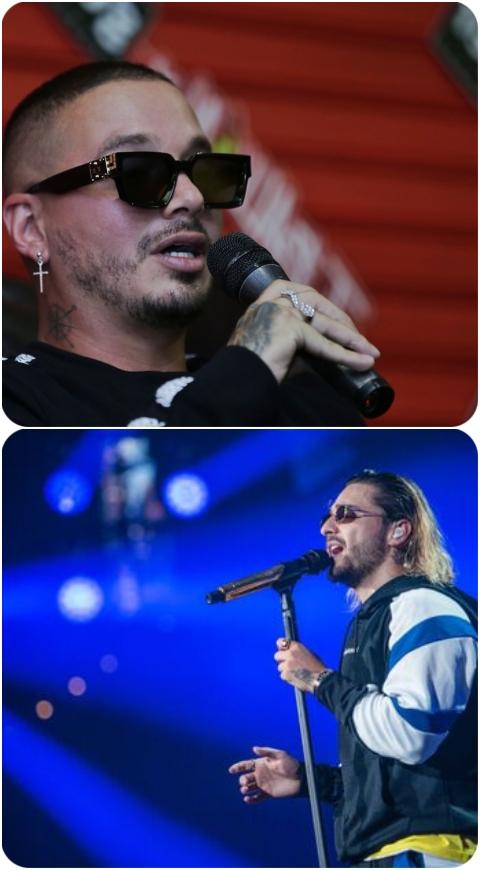 Maluma y J Balvin
