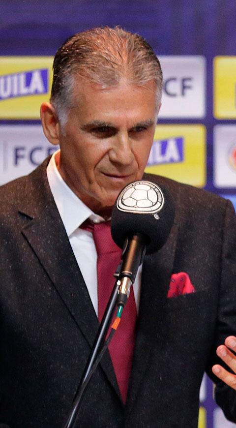 Carlos Queiroz anunció su convocatoria para los próximos amistosos FIFA