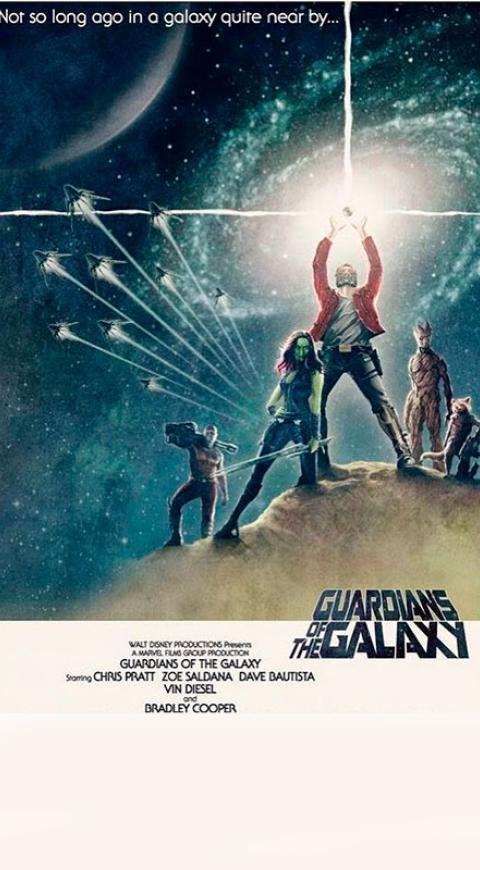 Parodia de Starwars con Guardianes de la Galaxia