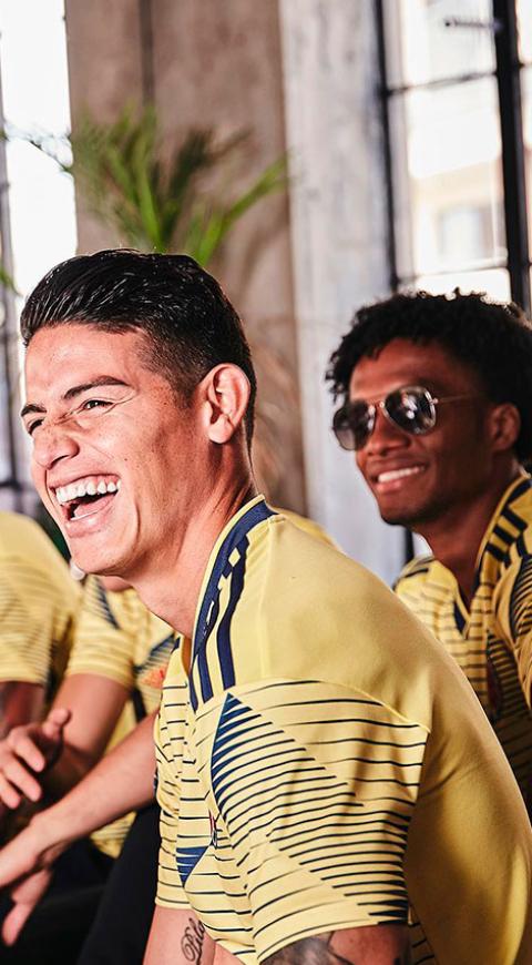 Jugadores de la Selección Colombia