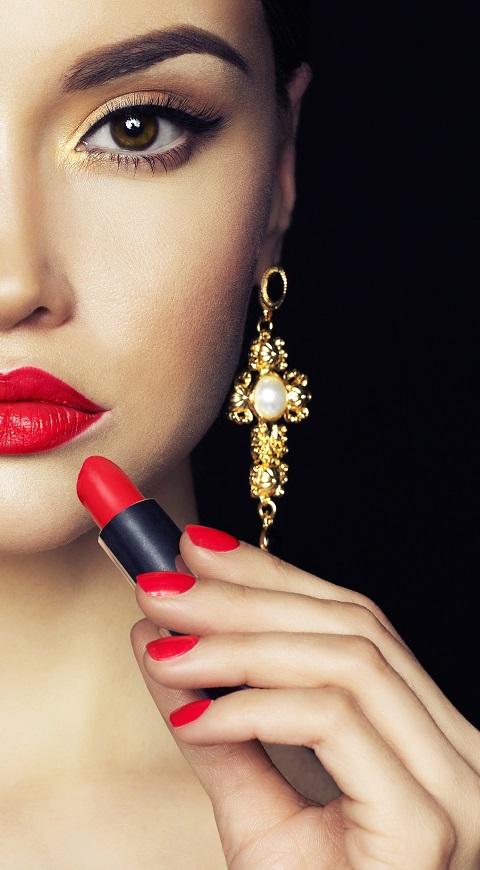 Labial rojo
