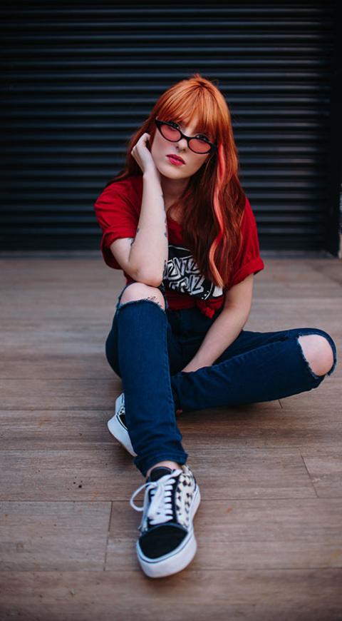 Mujer sentada
