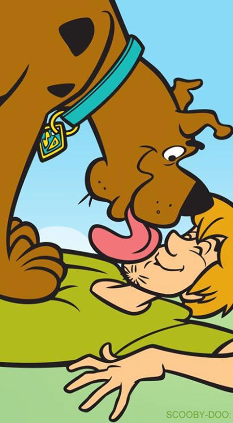Scooby-Doo y su amigo Shaggy