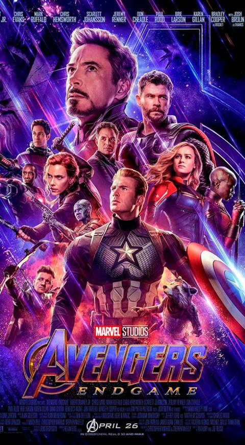 Afiche oficial Avengers End Game