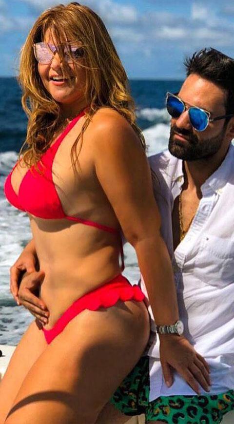Diva Jessurum y su novio Rafael Caparroso
