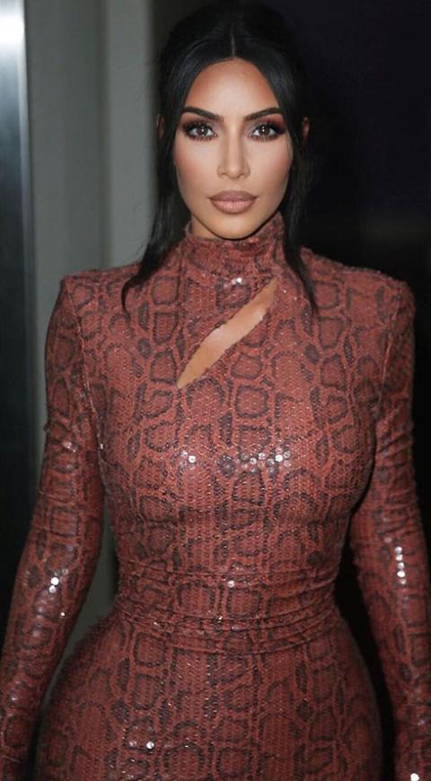 Kim Kardashian es una celebridad en redes sociales