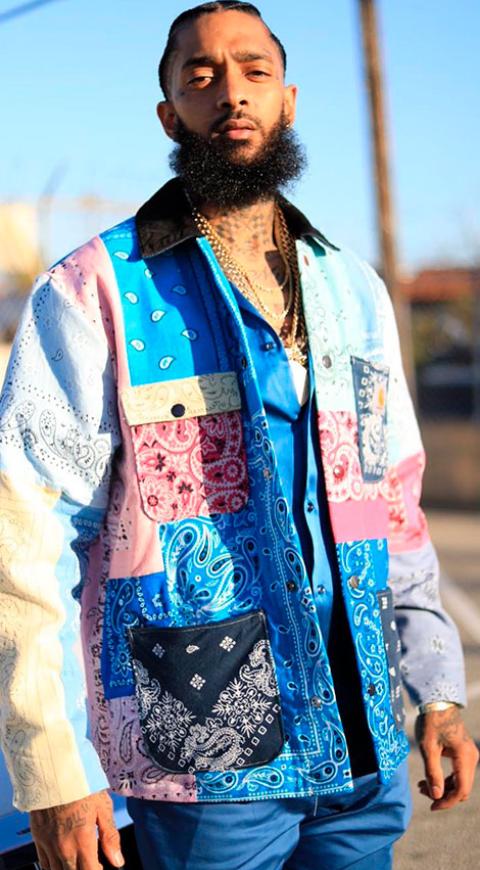 Nipsey Hussle, reconocido rapero