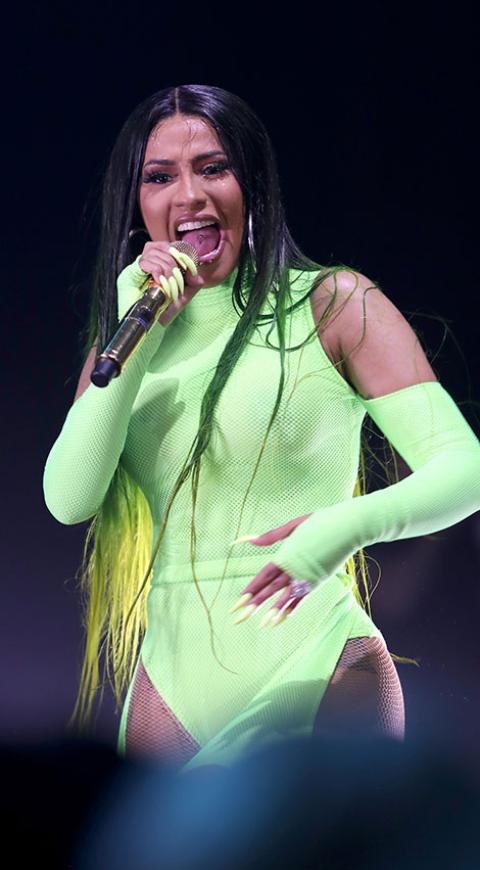Cardi B en una presentación