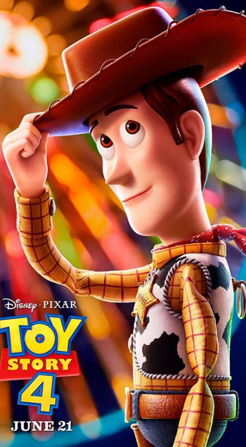 El comisario Woody en Toy Story 4