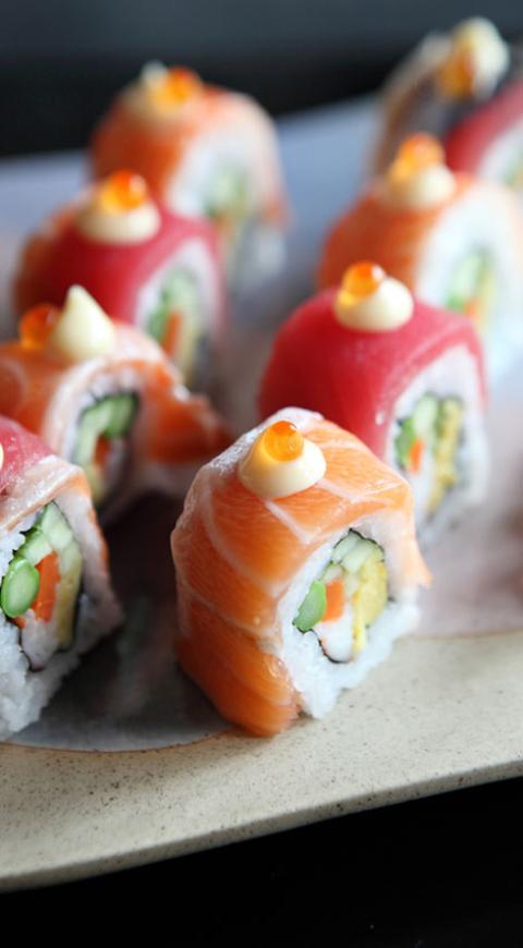 Rollos de sushi